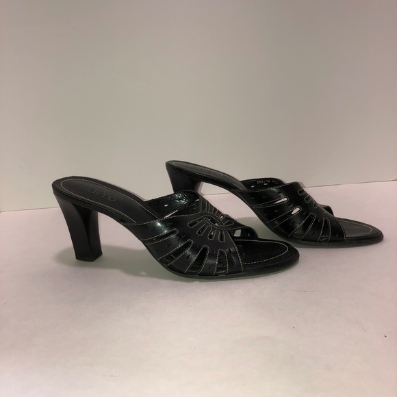 Franco Sarto Shoes - Franco Sarto Black mule/slide on/sandal/heels